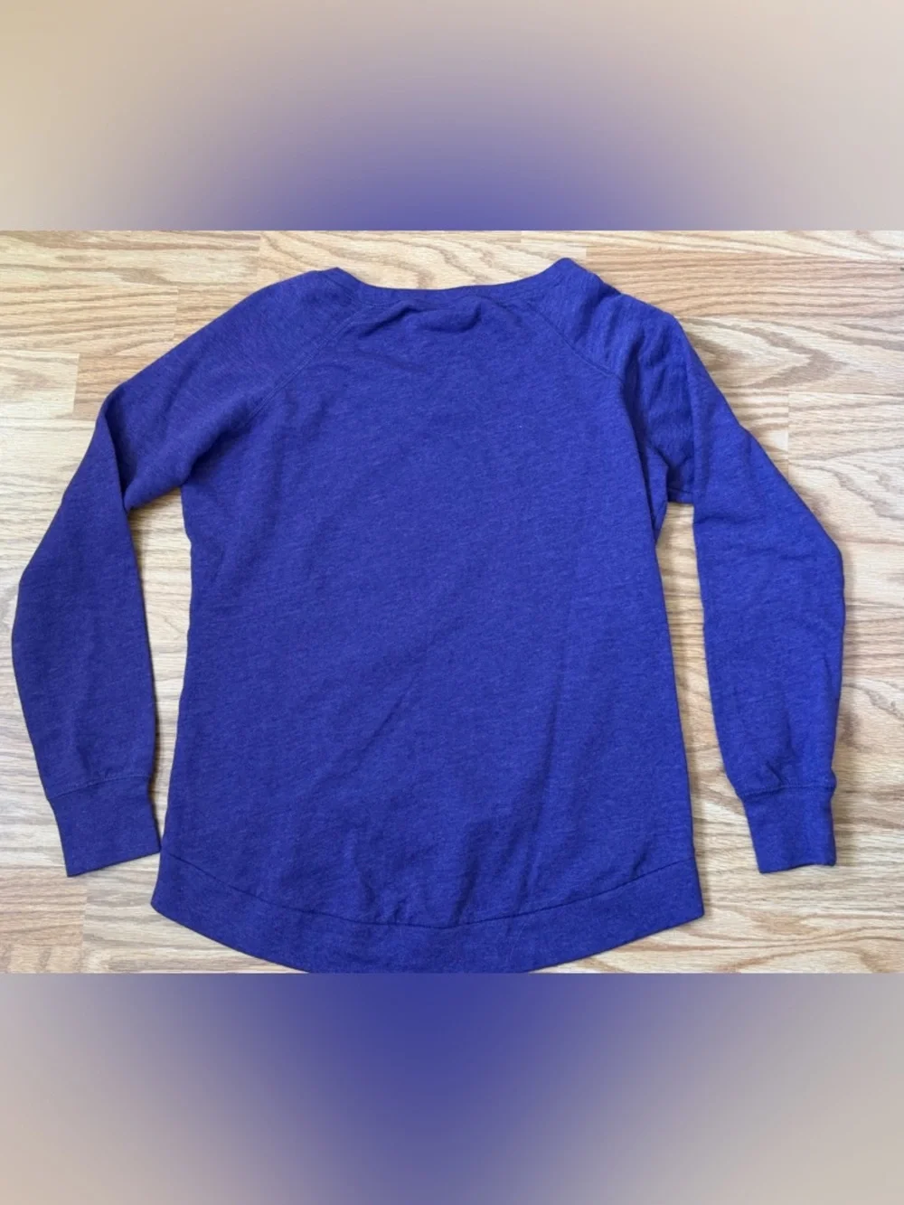 Minnesota Vikings NFL Womens Small Purple Sweatshirt Logo Crewneck Team Apparel